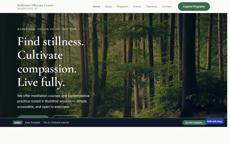 Stillwater template preview