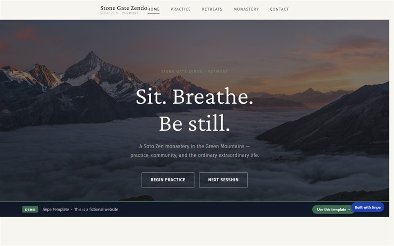 Stone Gate template preview